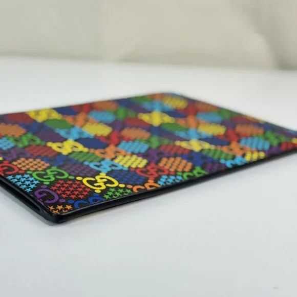 Gucci Clutch Psychedelic Print GG Coated Canvas - Picture 6 of 7